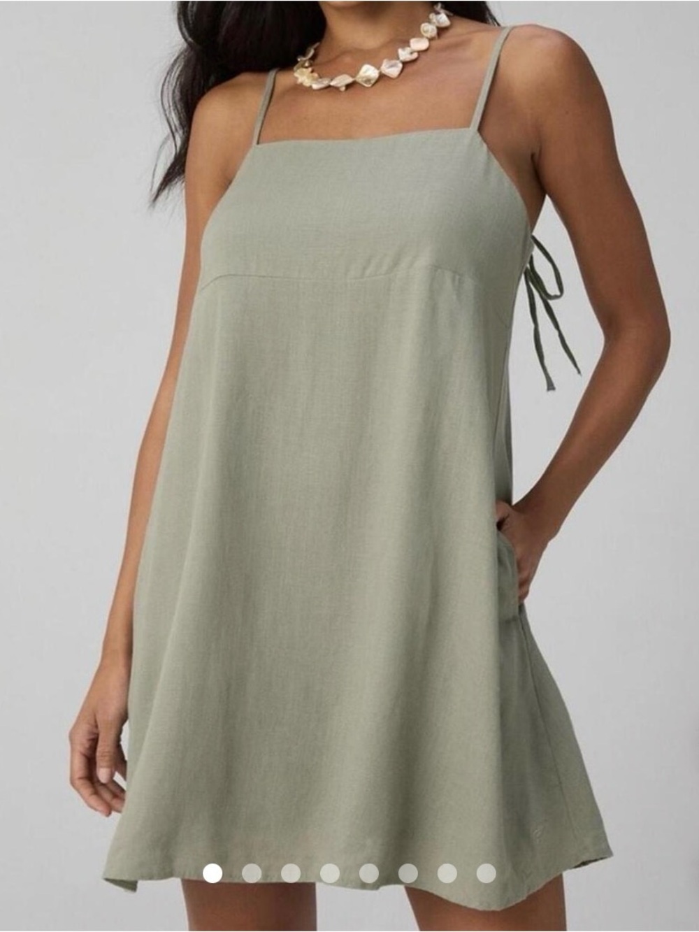 Fabletics Lifestyle Linen Shift Dress NWT